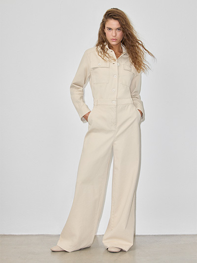 Wide-leg denim jeans, black | Weekend Max Mara